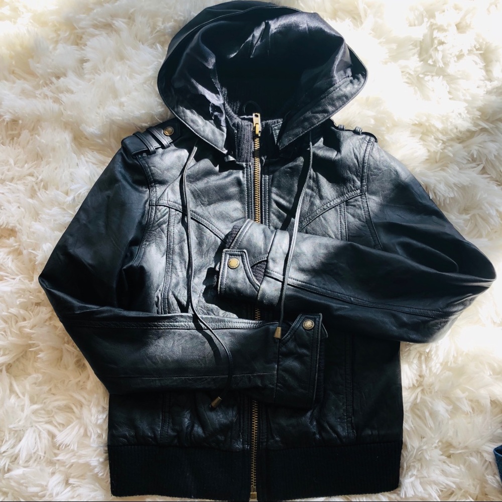 Monarchy Leather Jacket, Medium - image 1